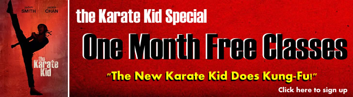 The Karate Kid Special - One Month Free Classes